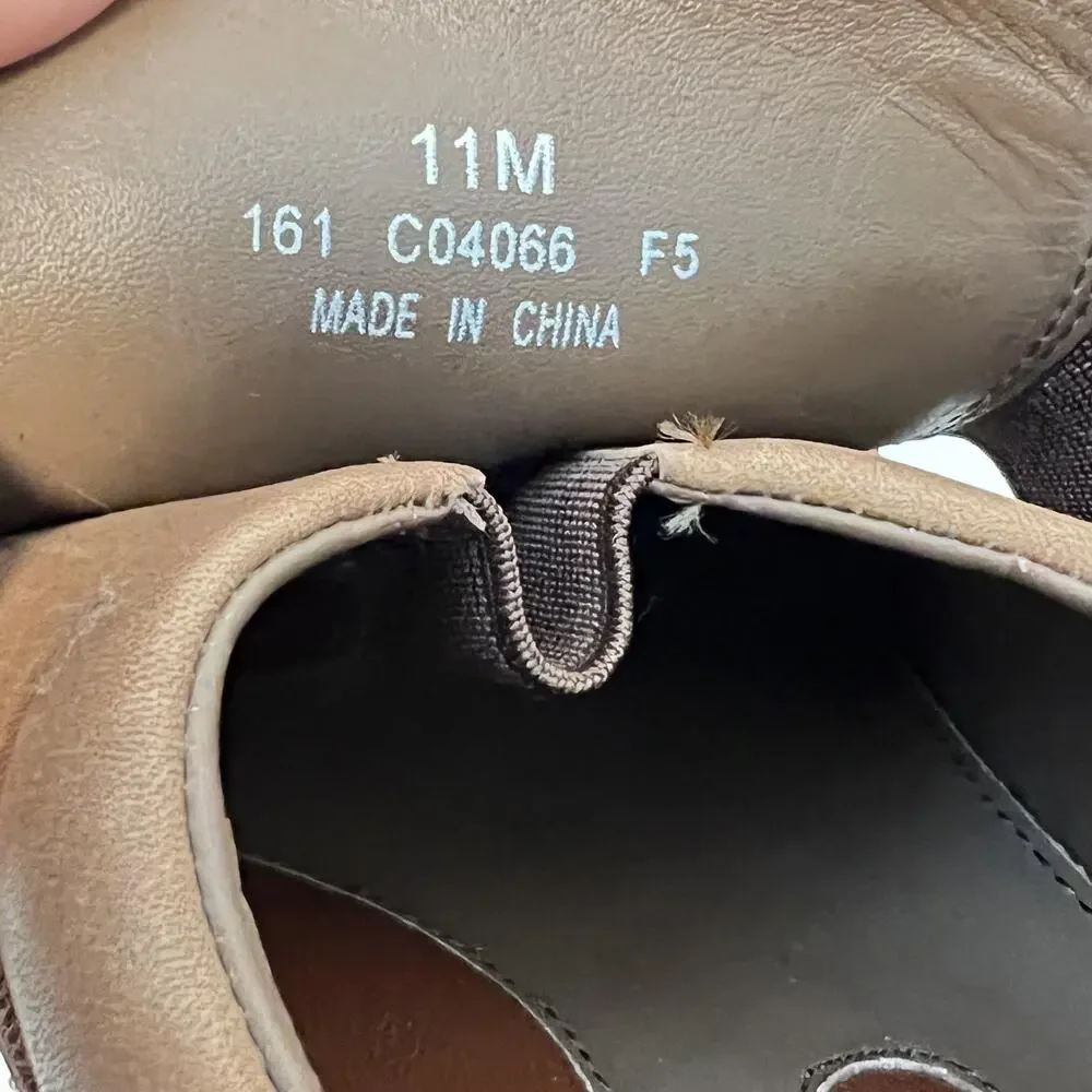 Cole Haan Shoes Mens 11 Brown Leather Slip On Loafers Casual Comfort Walking
